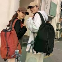 ราคา แฟชั่นสำหรับผู้หญิง เชือกหูรูด กระเป๋าเป้สะพายหลังเดินป่า จุได้มาก กระเป๋าหลายช่อง กระเป๋าโรงเรียนกระเป๋า ผ้าผ้าทอ ลำลองแบบสบายๆ กระเป๋าเป้สะพายหลังเดินทาง แล็ปท็อป (1733268337180051359)