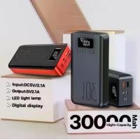 ราคา <สินค้ามาใหม่> พาวเวอร์แบงค์ Powerbank 30000mAh ชาร์จเร็ว Power Bank Fast Quick Charge ของแท้ 100% LCD With Flash Light พาวเวอร์แบงค์พกพา แบตเตอรี่ (1731697621523073538)