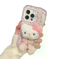 ราคา เคสโทรศัพท์ 3D ลายเฮลโลคิตตี้แอปเปิล สำหรับ iPhone 17 Pro Max และ iPhone 16 สไตล์คู่รัก ผ้าขนฟู รุ่นฤดูใบไม้ร่วง/ฤดูหนาว กันเย็นและกันกระแทก (1734330544275031542)