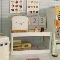 ราคา ชั้นวางของตั้งโต๊ะ สองชั้น เหมาะสำหรับห้องนอน เครื่องสำอาง และเครื่องมือสำนักงาน ขนาดเล็ก เหมาะสำหรับนักเรียน ชั้นวางของ [พร้อมสต็อก] (1733006142602249257)