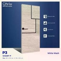 ราคา ประตูภายใน SMART HDF รุ่นP3 ประตูสำเร็จรูป ห้องนอน ห้องทำงาน ติดตั้งบานเลื่อนได้ (1734364587285841249)