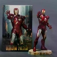 ราคา The Avengers Action Figure Iron Man and Black Panther Standing Dolls Toys For Kids Ornament (1734121684966147410)