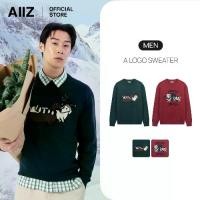 ราคา AIIZ (เอ ทู แซด) - AIIZ เสื้อสเวตเตอร์ผู้ชายคอกลมแขนยาวทอกราฟิก AIIZ Men's A Logo Sweater (1733831126463907790)