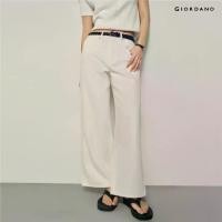 ราคา Giordano [ Online Exclusive ] Women's กางเกงผู้หญิง Cotton Denim Low Rise Pants (Korea Collection) 05416151 กางเกงขายาวผู้หญิง กางเกงจิออดาโน (1734411563463313381)
