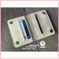 ราคา กระเป๋าสตางค์หนังแท้แฮนด์เมดหลากสี Minimalist Handicraft Colorful Leather Wallet Personalized (1734425243044054394)