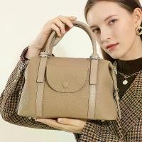 ราคา Handbag New Genuine Leather Women's Bag Cross-Border Genuine Leather Handbag Versatile Fashion Shoulder Bag Crossbody Bag Commuter Bag (1734344801193919940)