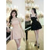 ราคา D1 งานป้าย Widelia@Real Dress เดรสสั้น+เข็มกลัดโบว์เพชร สำหรับผู้หญิง เสื้อผ้าแฟชั่นผู้หญิง ไซส์ S-XL (1734369091719562683)
