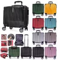 ราคา COD BAGS BKK กระเป๋าเดินทาง กระเป๋าล้อลาก จุมาก ขึ้นเครื่องบินได้ จำเป็นสำหรับการเดินทาง กระเป๋าขนาด 15 นิ้ว 4 ล้อคู่ หมุนรอบ 360° Polycarbonate+ABS รุ่น Bolom001TikTok (1731782606201587618)