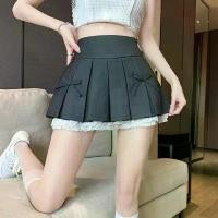 ราคา New Southeast Asian High Waist Pleated Skirt Women's Fashion Lace Half Skirt Casual Fashion Versatile Short Skirt Women (1733511831164847762)