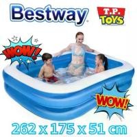 ราคา COD ที.พี.TOYS BESTWAY สระน้ำขนาด 2.62 เมตร (2.62×1.75×51 m)TikTok (1733229933416777223)