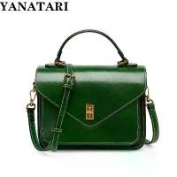 ราคา ของแท้หนังผู้หญิงกระเป๋าหรูหราคุณภาพสูง vintage แฟชั่นบุรุษไปรษณีย์กระเป๋าถือสุภาพสตรี 2026 ไหล่สีเขียวกระเป๋าเล็ก [COD] (1733840473606030561)