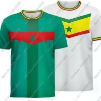 ราคา Maillotเซเนกัลแห่งชาติJerseyทีมแฟน2025 Tเสื้อสีเขียวสีขาวกางเกงขาสั้นStreetwearลําลองการฝึกอบรมชุดผ้า (1734329788040054605)