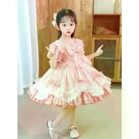 ราคา Girls' Pink Tutu Dress with Bow Detail - Cute A-Line Party & Birthday Dress for Youngsters, Princess Style Short Sleeve Summer Dress for Little Girls, Party Dress | Princess (1734297088093095926)