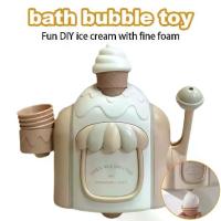 ราคา DIY Bubble Ice Cream Maker Bath Toy For Kids Ages 4+ Ice Cream Foam Maker Bathtub Toy (1733535456497993202)