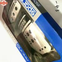 ราคา Sparco เงินสไตล์ลูมิเนียมไม่ลื่นแก๊ส Brake Pedal Pad คลัชออโต้คาร์ 2 ชิ้น (1733670565826627429)
