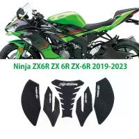 ราคา Ninja ZX6R ZX 6R ZX-6R 2019-2023 รถจักรยานยนต์ถัง Pad ป้องกันรูปลอกสติกเกอร์ก๊าซ Knee Grip, ZX6R ใหม่ (1733744362366797646)