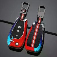 ราคา ฝาครอบกุญแจรถโลหะ + ซิลิโคนสไตล์แข่งสำหรับ Chevrolet Cruze Cross Cobalt Captiva Spark Sonic Aveo Tracker Onix RS Malibu (1733999735438935361)