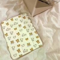 ราคา Y Fold Cartoon Rilakkuma iPad 11 Case Air 7/Air 6 High Transparency Acrylic 9th Generation Full Coverage 10th Generation Pro 11 (1734284562492130828)