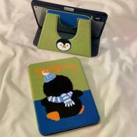 ราคา 2025 Cartoon Penguin Back View iPad 10/9th Generation Tablet Case Acrylic 360 Degree Rotating Air6/5 Protective Cover 4 (1733761437877765815)
