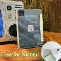 ราคา For Xiaomi Y-shaped Acrylic Case mi pad 6/6 Pro pad 7 Mi 7 พับได้ หลังใส กันกระแทก เคส Redmi pad se11นิ้ว. (1734135018284943236)