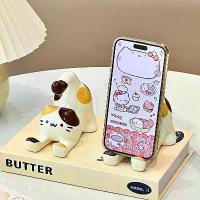 ราคา Lazy Cat Phone Stand Three-Colored Cat Style Creative Ceramic Desktop Lazy Watching Drama Artifact Workstation Decoration Small Ornament (1733603429674747541)