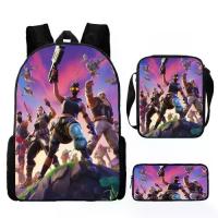 ราคา Kids 3-Piece Set Fortnite Backpack Simple Pencil Case Aliexpress Support (1733867732604519538)