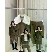 ราคา Set 2 pcs เสื้อยีนส์บุขนกันหนาวทั้งตัว +กระโปรงบุขน#S25444 (1733862267826963924)