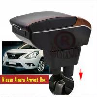ราคา ที่พักแขนในรถยนต์, สำหรับ Nissan Almera, คอนโซลกลาง, กล่องที่พักแขน, ที่วางข้อศอก, พร้อมที่ชาร์จโทรศัพท์และอินเทอร์เฟซ USB, ที่วางแก้ว, เหมาะสำหรับที่พักแขน (1730405709184207473)