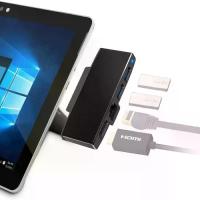 ราคา Suitable for Microsoft Surface Go/Go 2/Go 3/Go 4 4-In-1 Dock Adapter Hub (Ethernet LAN, 4K HDMI, Dual USB 3.0 Port) (1733995369014789721)