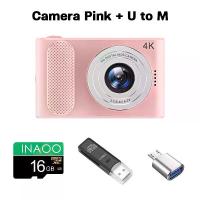ราคา กล้องดิจิตอล 4K ความละเอียด 44MP สําหรับเด็กและวัยรุ่น ขนาด 2.4 นิ้ว ซูม x16 กล้องขนาดเล็กขนาดกะทัดรัดพร้อม การ์ด SD 16GB+Adapter+Card reader 2.0 (1731833833725986825)