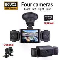 ราคา 360 ° 4-Channel Dash Cam - 1080P Front & Left Right Rear 480P Car Camera with Night Vision, WDR, Optional 64GB Card, 6.1cm IPS Screen, Loop Recording, G-Sensor, 24H Parking Mode. (1733921163890886248)