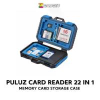 ราคา PULUZ Card Reader 22 in 1 Memory Card Case for 1Standard SIM 2Micro-SIM 2Nano-SIM 3CF 7SD 6TF 1 CARD PIN (1729607174947113543)