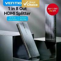 ราคา ตัวแยกสัญญาณ HDMI Vention 1 ใน 8 ออก อะแดปเตอร์ 4K 30Hz ตัวสลับ HDMI 1x8 พร้อมแหล่งจ่ายไฟ สำหรับทีวี Xbox PS4 เครื่องเล่นบลูเรย์ สาย HD (1733580685460866484)