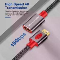 ราคา สายต่อ SHULIANCABLE HDMI เวอร์ชัน 2.0, ตัวขยายสัญญาณ HDMI ชายเป็นหญิงความเร็วสูง, รองรับอีเทอร์เน็ต 4K@60Hz 3D สำหรับเครื่องเล่นบลูเรย์ ทีวีอัจฉริยะ Chromecast PS3 PS4 Xbox เป็นต้น (173333927013807008