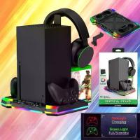 ราคา RGB Cooling Stand for Xbox Series X with Dual Controller Fast Charging station : Accessories for Xbox X Console (1733683184539109058)