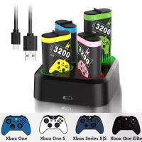 ราคา Rechargeable Battery Packs for Xbox One Controller Xbox Series X | S Battery Packs with Charger Dock USB Charger Station for Xbox Series X | S (1733024402456413890)