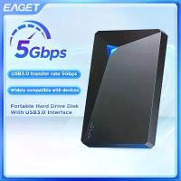 ราคา ฮาร์ดไดรฟ์ภายนอก USB 3.0, EAGET, ความเร็วสูง, กะทัดรัดและพกพาได้, มีขนาด 5TB/4TB/500GB/320GB/250GB, อัตราการถ่ายโอนไฟล์ 5Gbps, เข้ากันได้กับพีซี, Mac, แล็ปท็อป, PS4, Xbox One, เห (1732689570716812358)