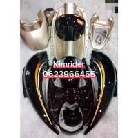 ราคา ชุดสี สกู้ปปี้ ไอ ตัวเก่า เฟรม Honda scoopy i old model รถปี 2009-2011 ครบชุด 15 ชิ้น สีดำไส้ทองอ่อนลายเส้น (1732619077855840062)