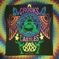 ราคา เสื้อยืดมือสอง Vintage ต่างประเทศงานแบรนด์ สเก็ต Crooks & Castles Size L.อก22.5/ยาว30.5 จัดส่งที่รวดเร็ว (1733244638121789237)
