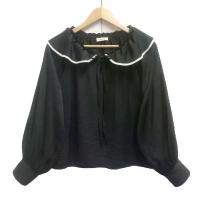 ราคา earth music เสื้อคอบัว แขนพอง สีดำ มือสอง จัดส่งเฉพาะจุด (1734103947433248381)