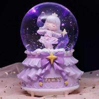 ราคา Unicorn Crystal Ball Music Box Music Box with Snowflakes and Glowing Birthday Gifts for Girls and Children fnaf music box กล่องดนตรี (1733604860923053826)