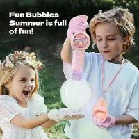 ราคา Fog Bubble Machine, Rechargeable Automatic Electric Smoke Bubble Machine, Magic Smoke Bubble Maker, Colorful Lights & Music, Bubble Fog Game for Parties, Beaches, Summer.Gift for Boys, Girls (17336586