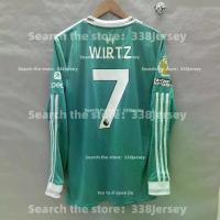 ราคา เสื้อฟุตบอล Liverpool รุ่น Player เสื้อยืดฟุตบอล สีเขียว แขนยาว ไซซ์ 25-26 (1733957800574944644)