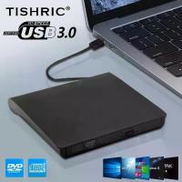 ราคา ไดรฟ์ดีวีดีซีดีภายนอก, USB 3.0, ตัวขับ DVD-RW/CD-RW, CD-ROM และ DVD-ROM, แบบพกพา, บาง, สำหรับแล็ปท็อป, โน้ตบุ๊กและพีซี (1730276822661892221)