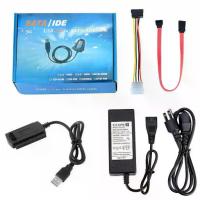 ราคา [Tiktok] USB TO IDE/SATAไ ปยัง SATA / IDE Cable 2.0 ใช้เชื่อมต่อฮาร์ดดิสก์ และ CD DVD (1733875856937944960)