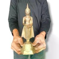 ราคา Flash Sale พระพุทธรูปปางอุ้มบาตร เนื้อทองเหลืองสูงประมาณ 9 นิ้ว เป็นพระพุทธรูปประจำวันพุธ มีพระพุทธลักษณะงดงามมาก (1734424204377883870)