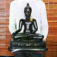 ราคา Flash Sale- ♧NMT8 พระสิงห์1 พุทธสิหิงค์ พระพุทธรูปศิลปะเชียงแสน หน้าตัก9นิ้ว องค์ใหญ่มาก งานเรซิ่นสีนิลดำ♬ (1733861796035659608)