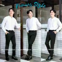 ราคา Flash Sale ของแท้ 100% สแล็คผู้ชายกางเกงผ้าโรเซฟ-กระบอกเล็กทรงสแล็คผู้ชาย-️งานป้ายFAMOUS (ไซต์S25-36) (1733483859028969411)