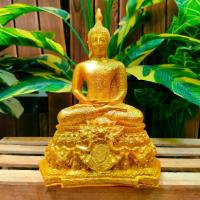 ราคา Flash Sale พระพุทธรูปปางสมาธิ พิมพ์ฐานต่ำ สีทองล้วน ขนาดงานหน้าตัก 5 นิ้ว สูง 9 นิ้ว วัสดุทำจากเรซิ่น บูชาเป็นพระประธานได้ (1734412421558600928)