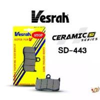 ราคา ผ้าเบรค Vesrah SD-443 ล้อหน้า Z800,900 (1732512038734431337)